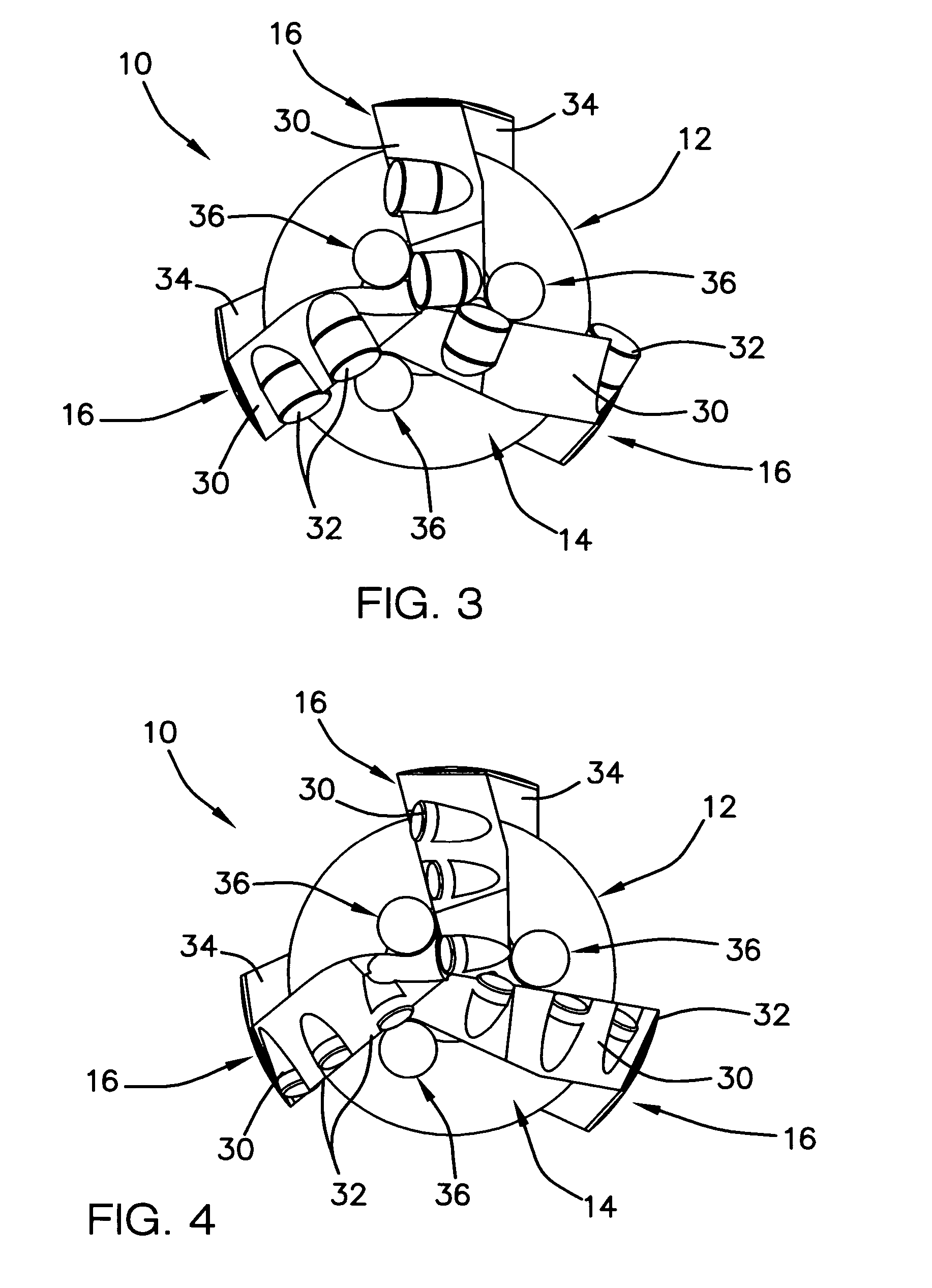 Bits for use in drilling with casting and method of making the same