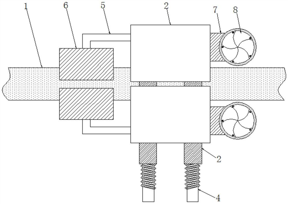 A cable intelligent deicing device that can improve the deicing effect