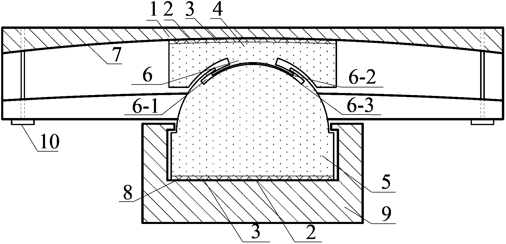 Pulling-resistant bidirectional sliding friction bearing