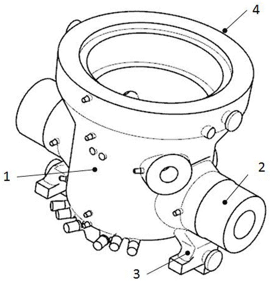 Casting method of casting of gas feeding end of high pressure outer cylinder of thick-wall gas turbine