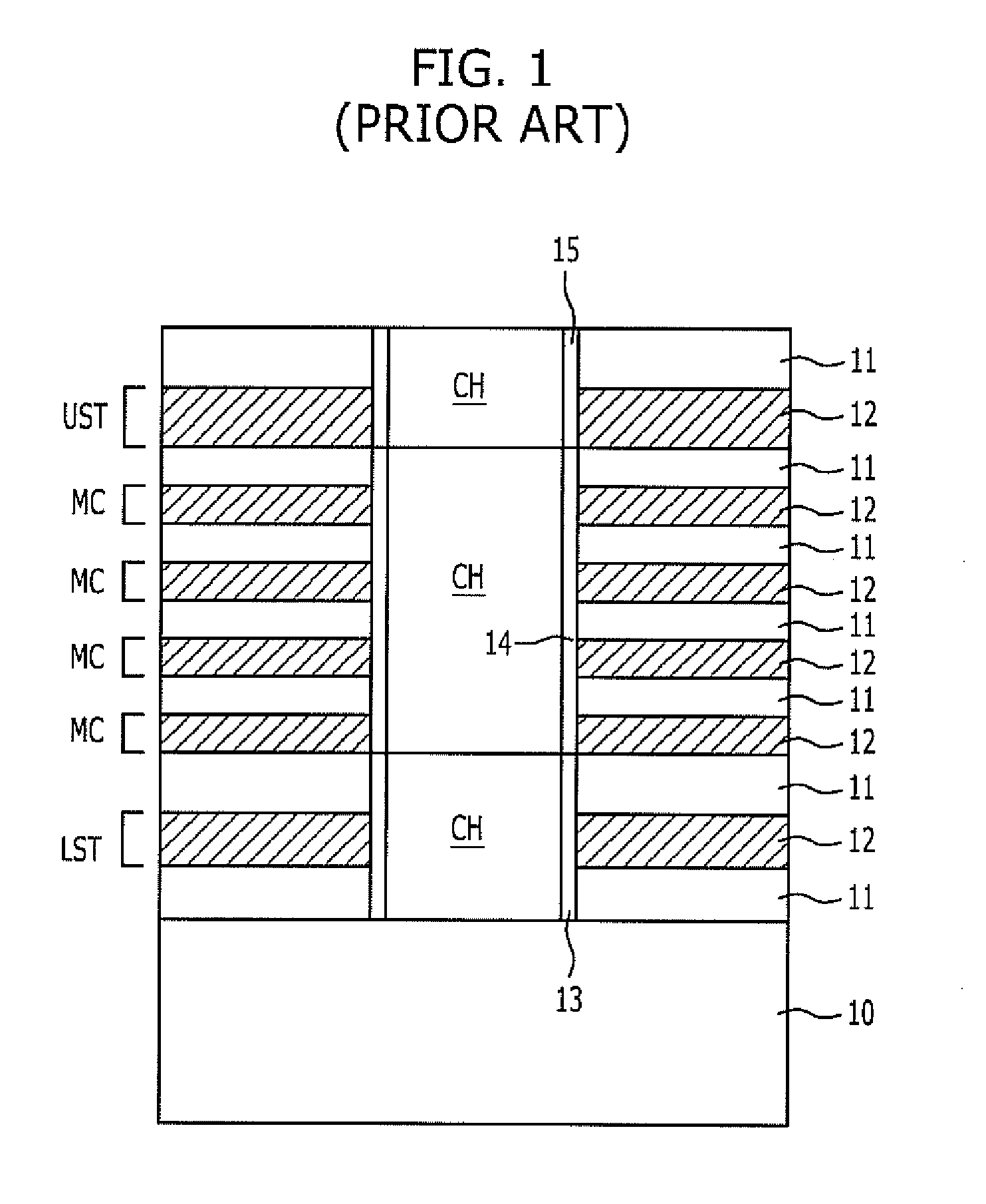 Vertical channel type nonvolatile memory device and method for fabricating the same