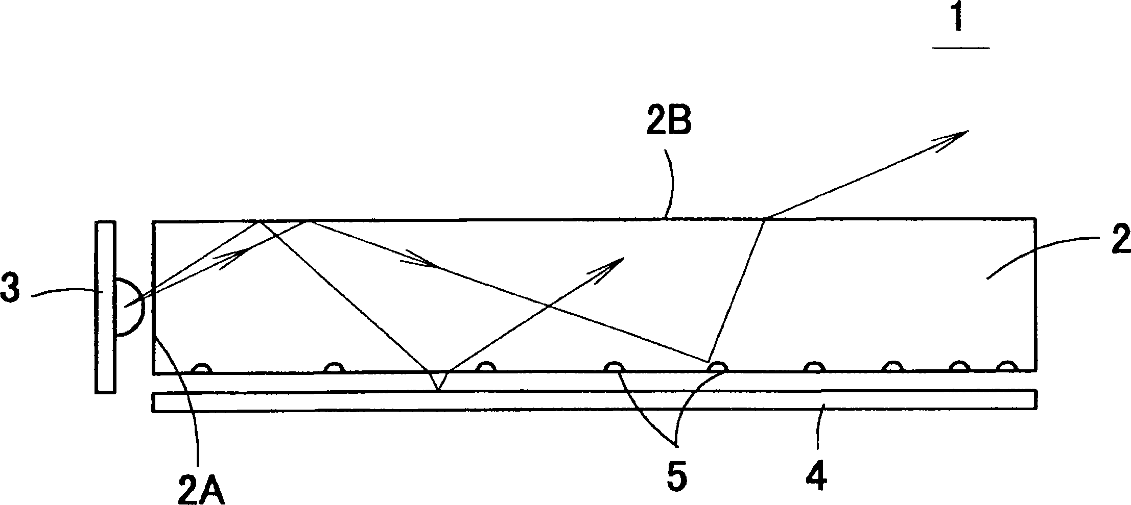 Surface light source unit and device using the unit