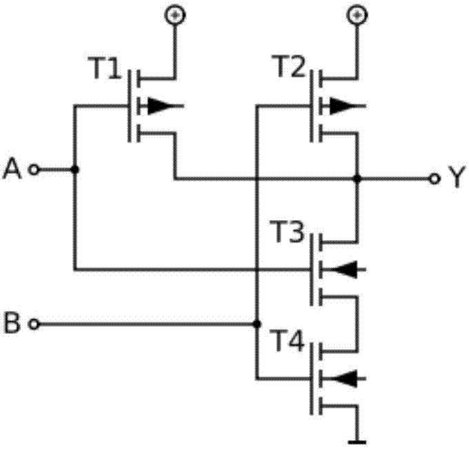 Structure of AND and NOR-logic devices and making method