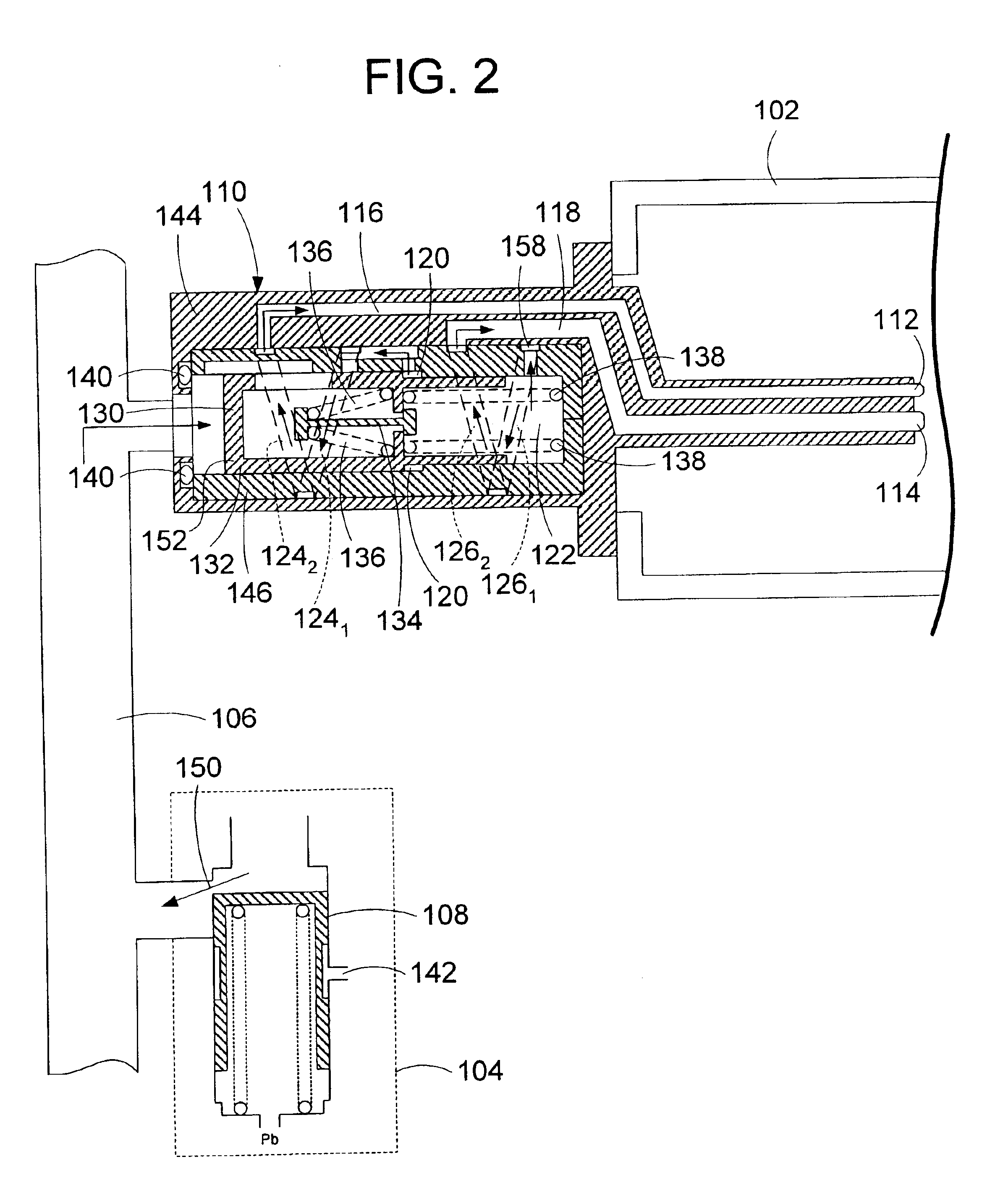 Nozzle assembly with flow divider and ecology valve