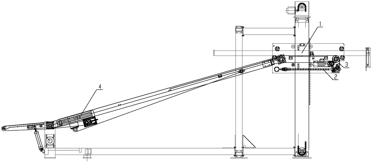 Corrugated board stacking device