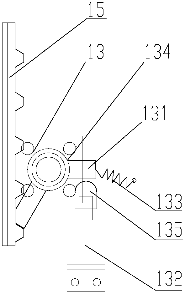 Corrugated board stacking device