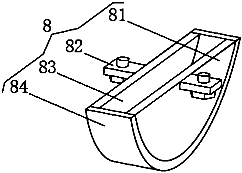 Aluminum profile processing equipment with noise eliminating function