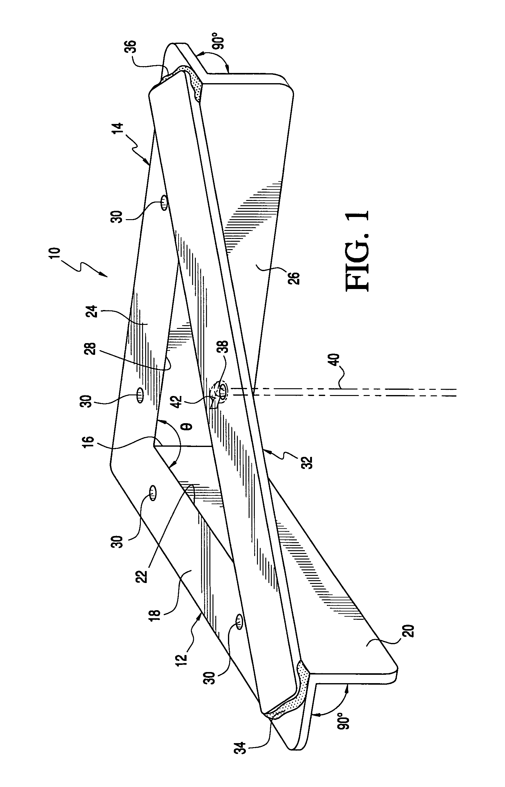 Plumb bob square bracket