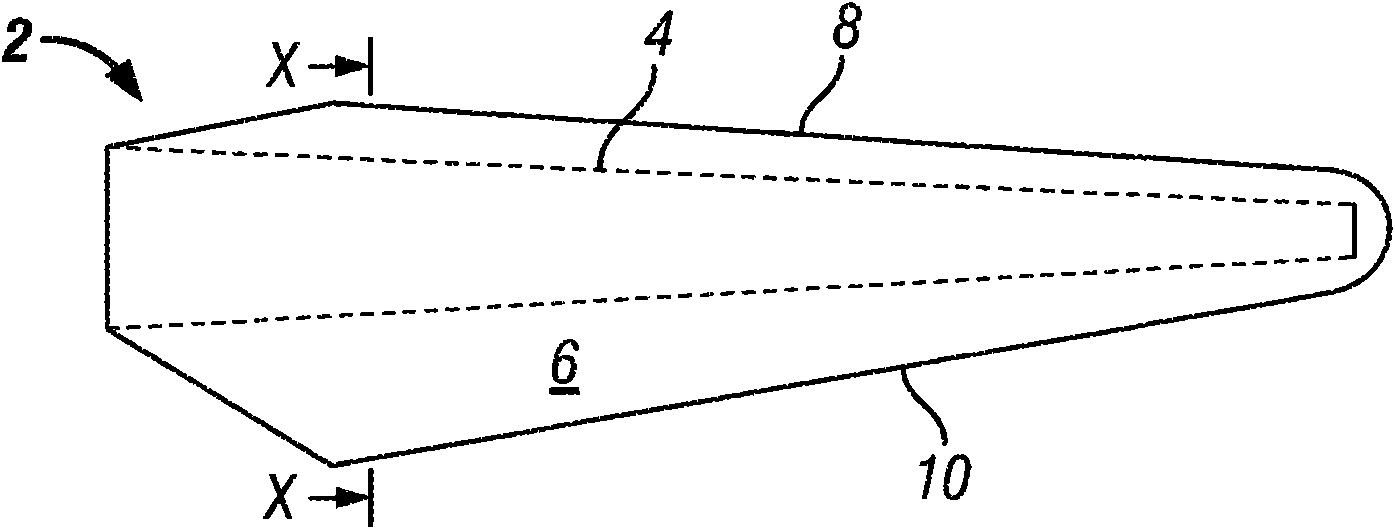 Rotor blade extension portion having skin located over framework