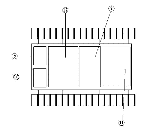 Crawler type walking robot workstation