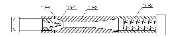 Self-adsorption air type foam dust suspension system for coal mining working face