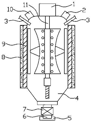 Preparation device for oyster fermented beverage