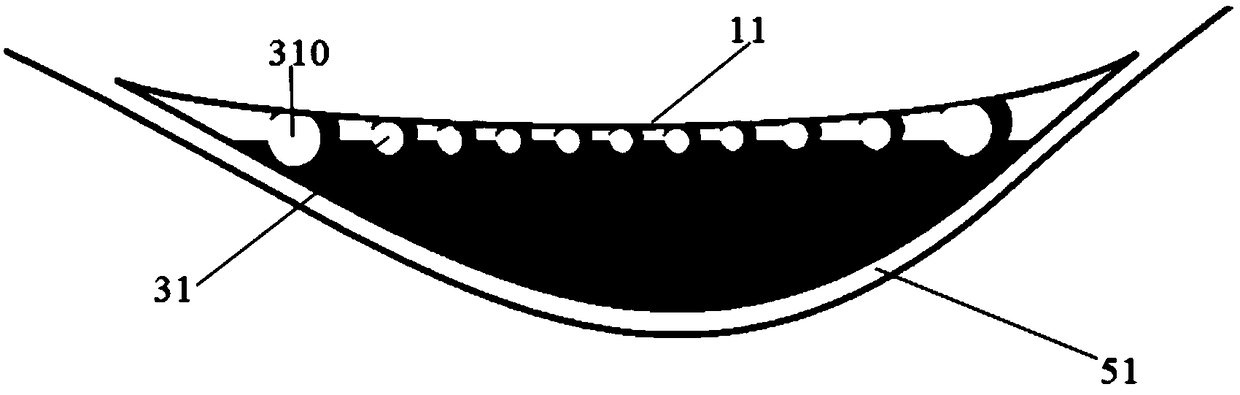 Large-sized water bag device for collecting rainwater