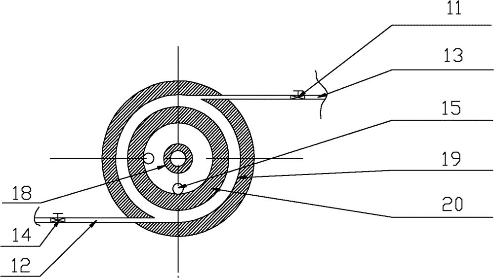 Lime slurry atomizing method and device for treating household waste incineration smoke