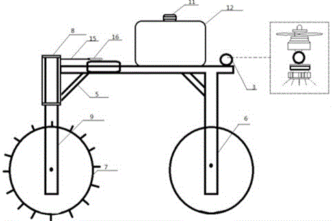 Paddy field plant protection robot