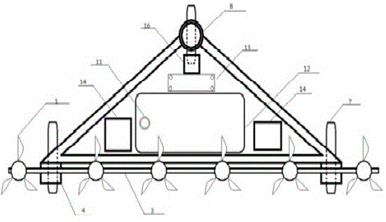 Paddy field plant protection robot