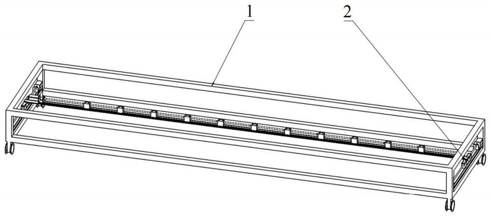 Experimental device suitable for coupling motion of ice and ocean structure in normal-temperature water pool