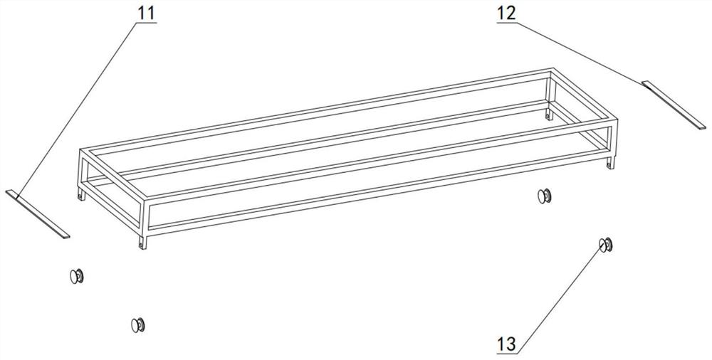 Experimental device suitable for coupling motion of ice and ocean structure in normal-temperature water pool