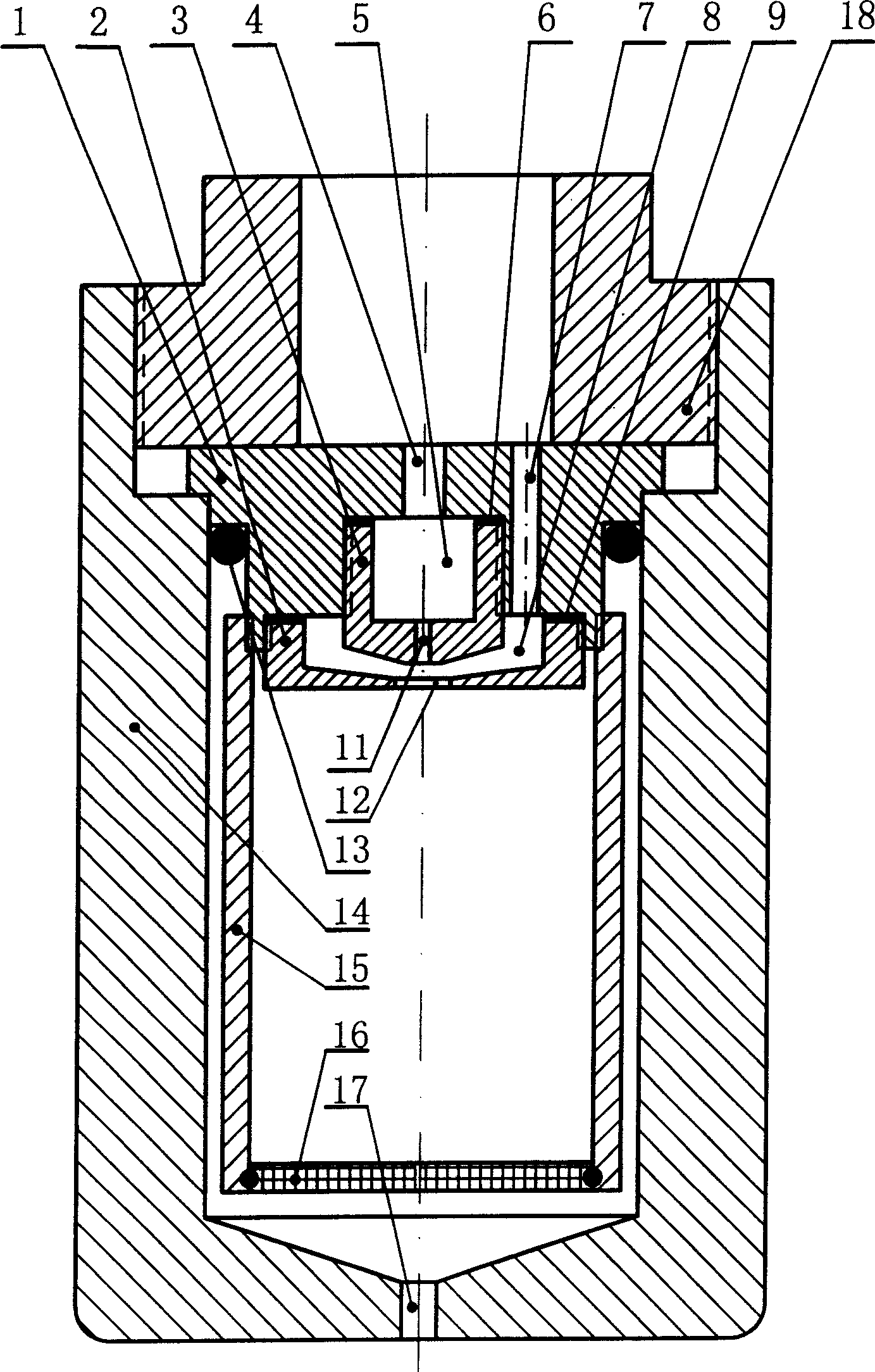 Crystallizing kettle for preparing superfine powder using supercritical anti-solvent process