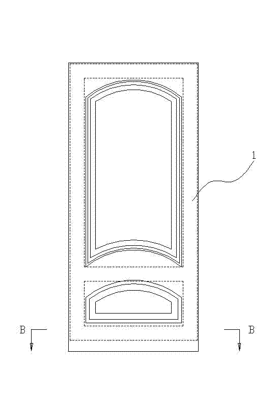 Wood-like polyurethane door and preparation method thereof