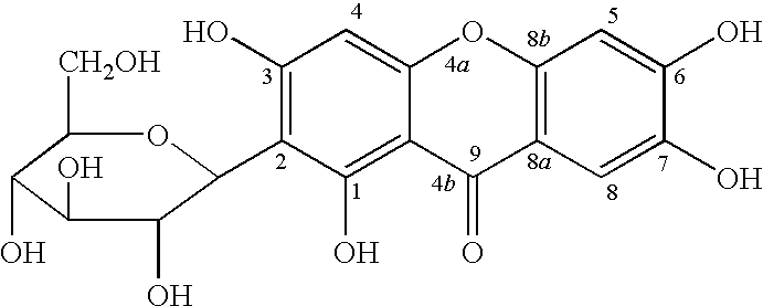 Novel mangiferin calcium salts, the method for its preparation and its use