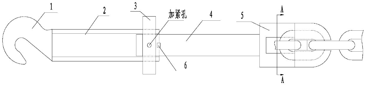 Chain tensioning device