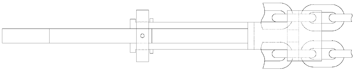 Chain tensioning device