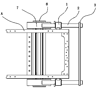 Auxiliary brake parking assembly based on vehicle passive safety