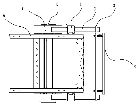 Auxiliary brake parking assembly based on vehicle passive safety