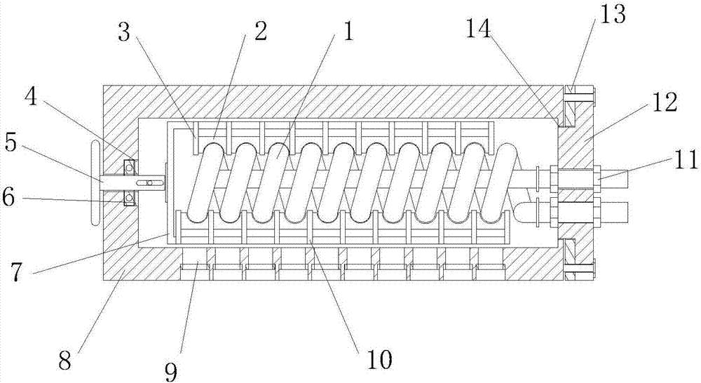 Novel solar heat exchange pipe assembly structure