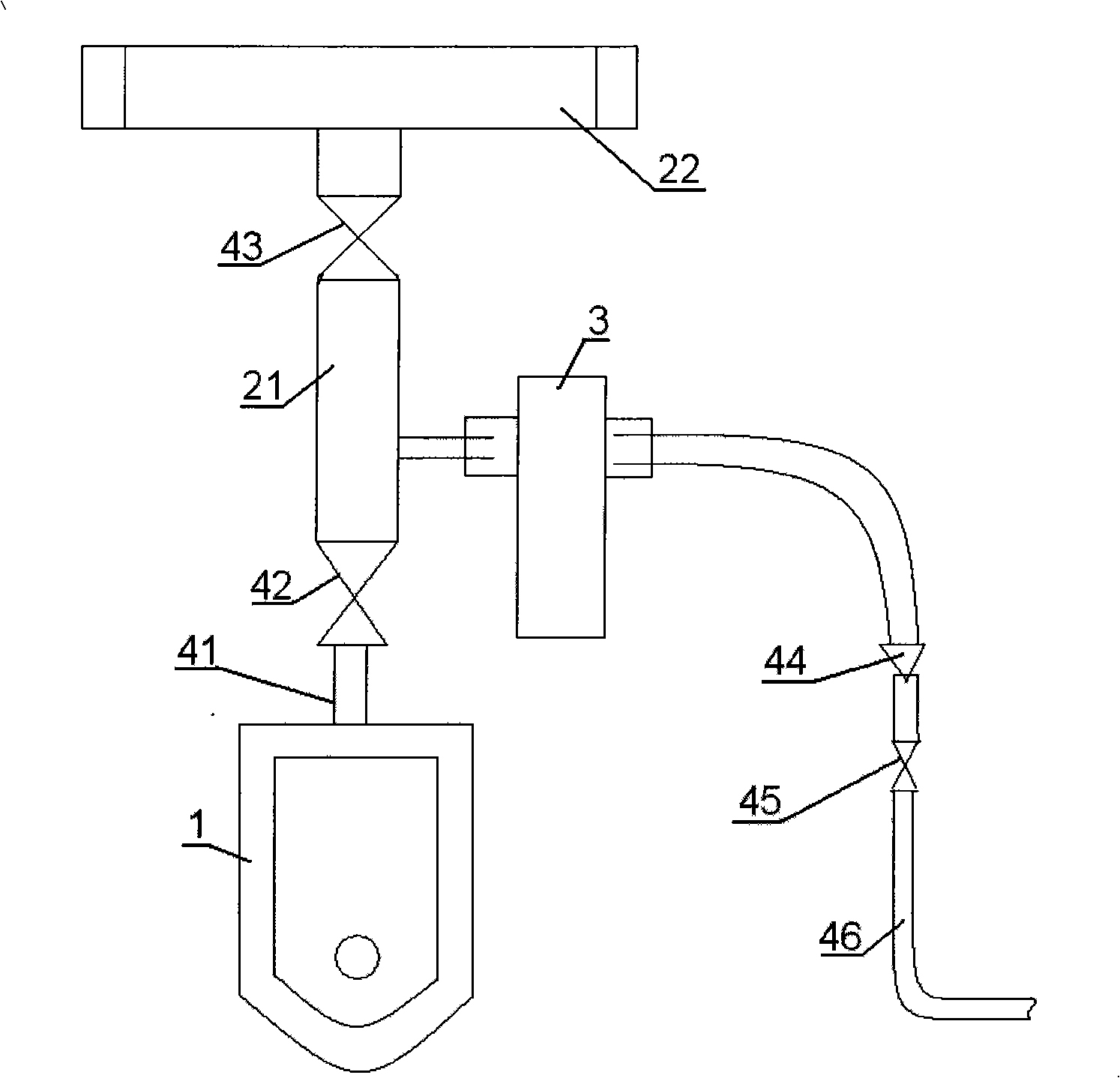 Self-suction full-automatic water-saving device of squat closet