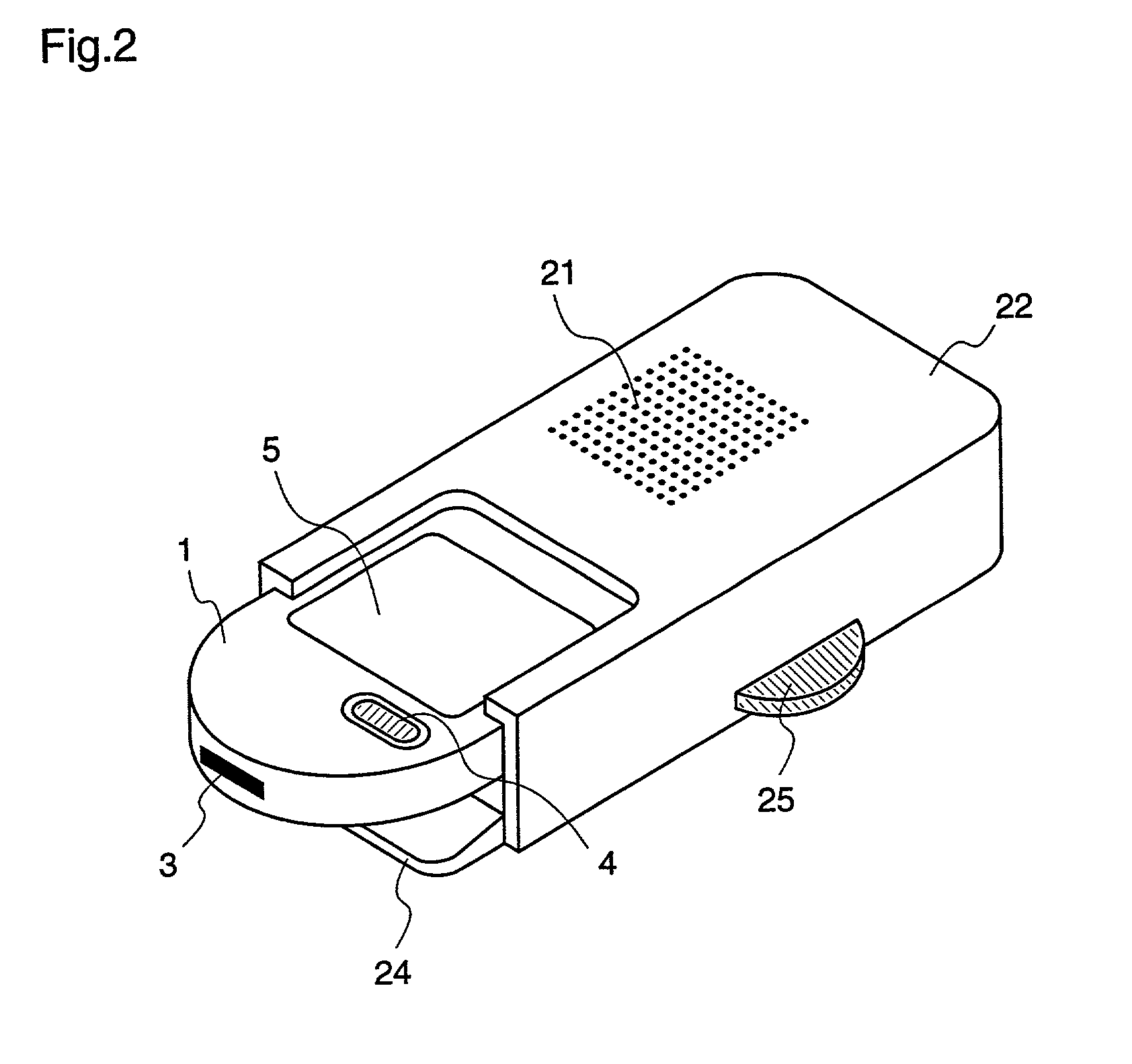 Biometric measuring system with detachable announcement device