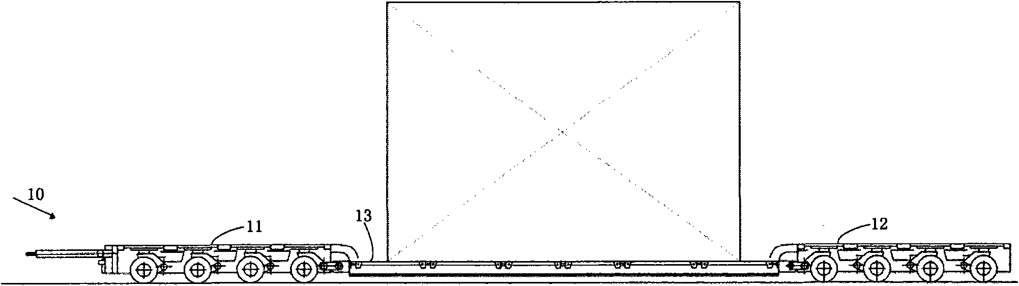 Load-sharing mechanism for loading platform and loading platform thereof