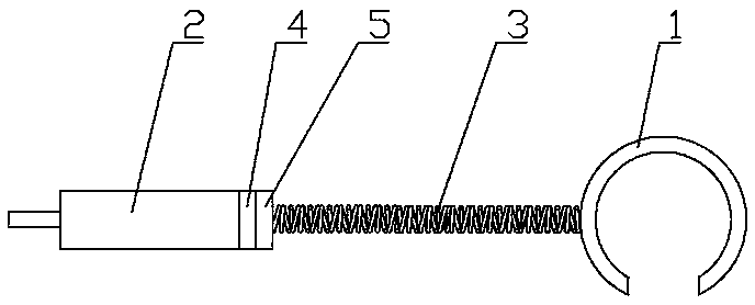 Rapid short-circuit device of 2M cable