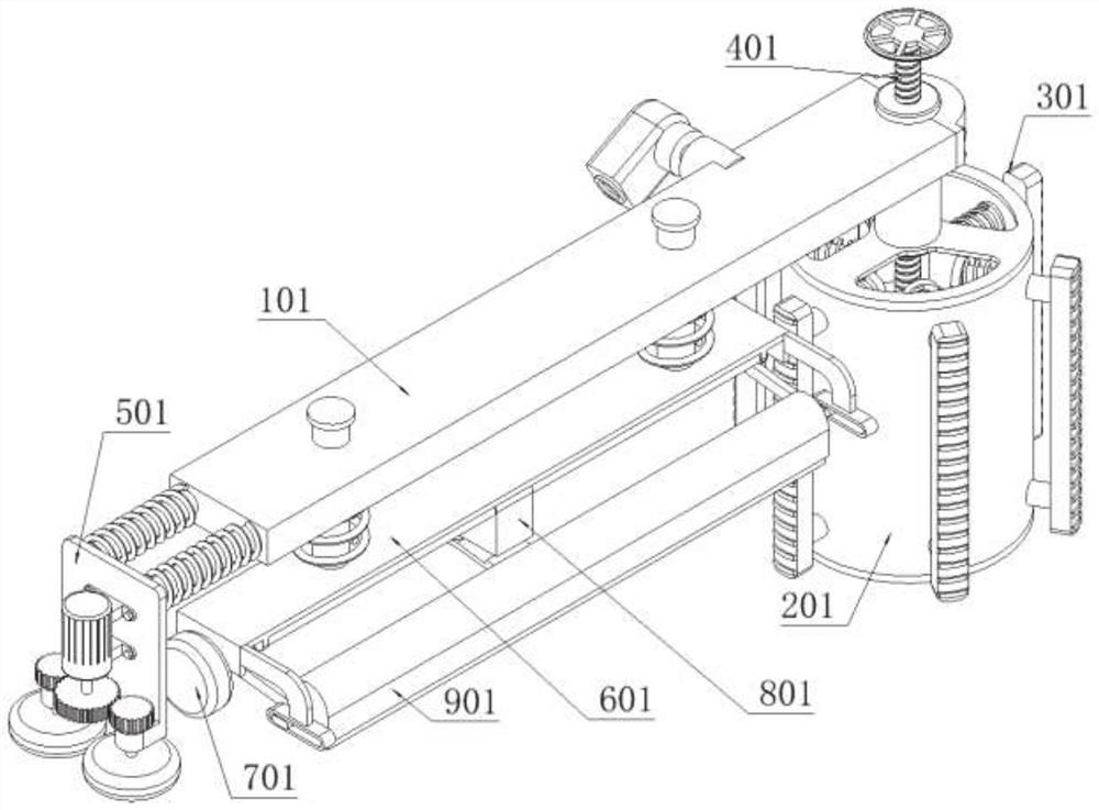 Hot rolled steel coil end face quality detection device