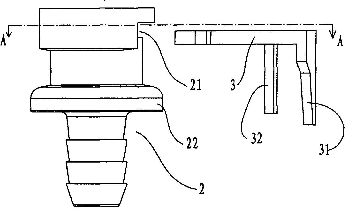 Quick water feeding and purifying system for outdoor drinking water