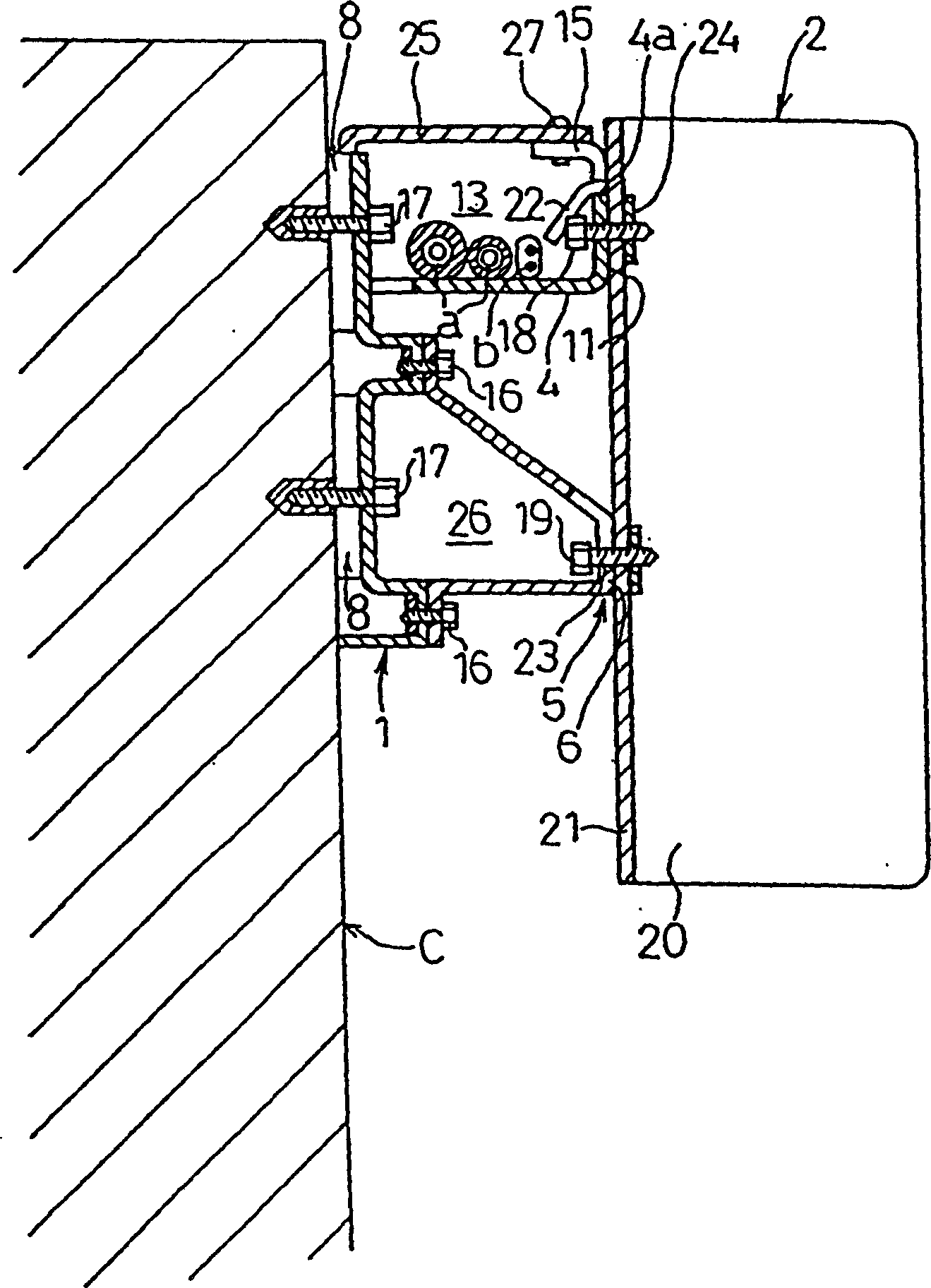 Support for fitting out door unit of split air conditioner