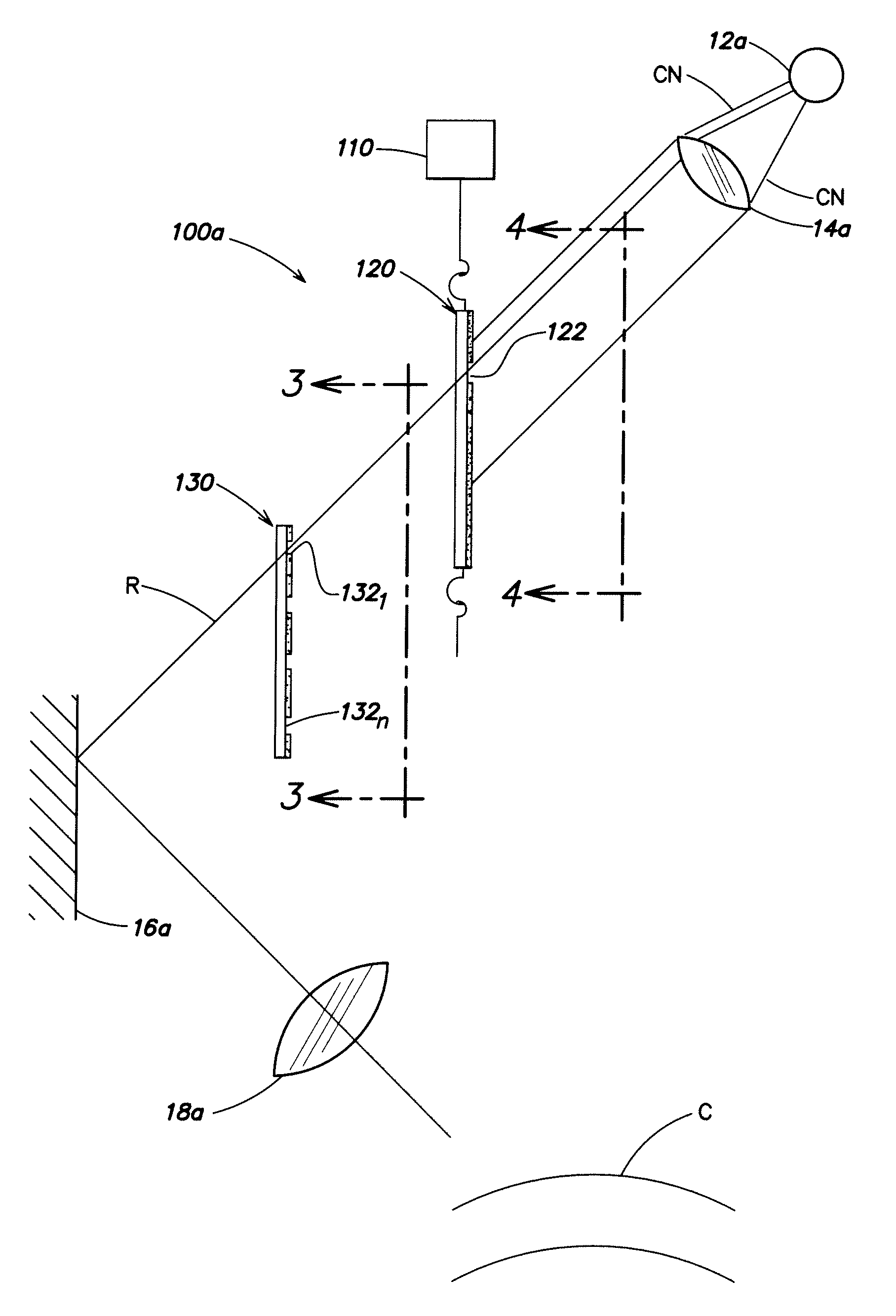 Corneal Measurement Apparatus Having a Segmented Aperture and a Method of Using the Same