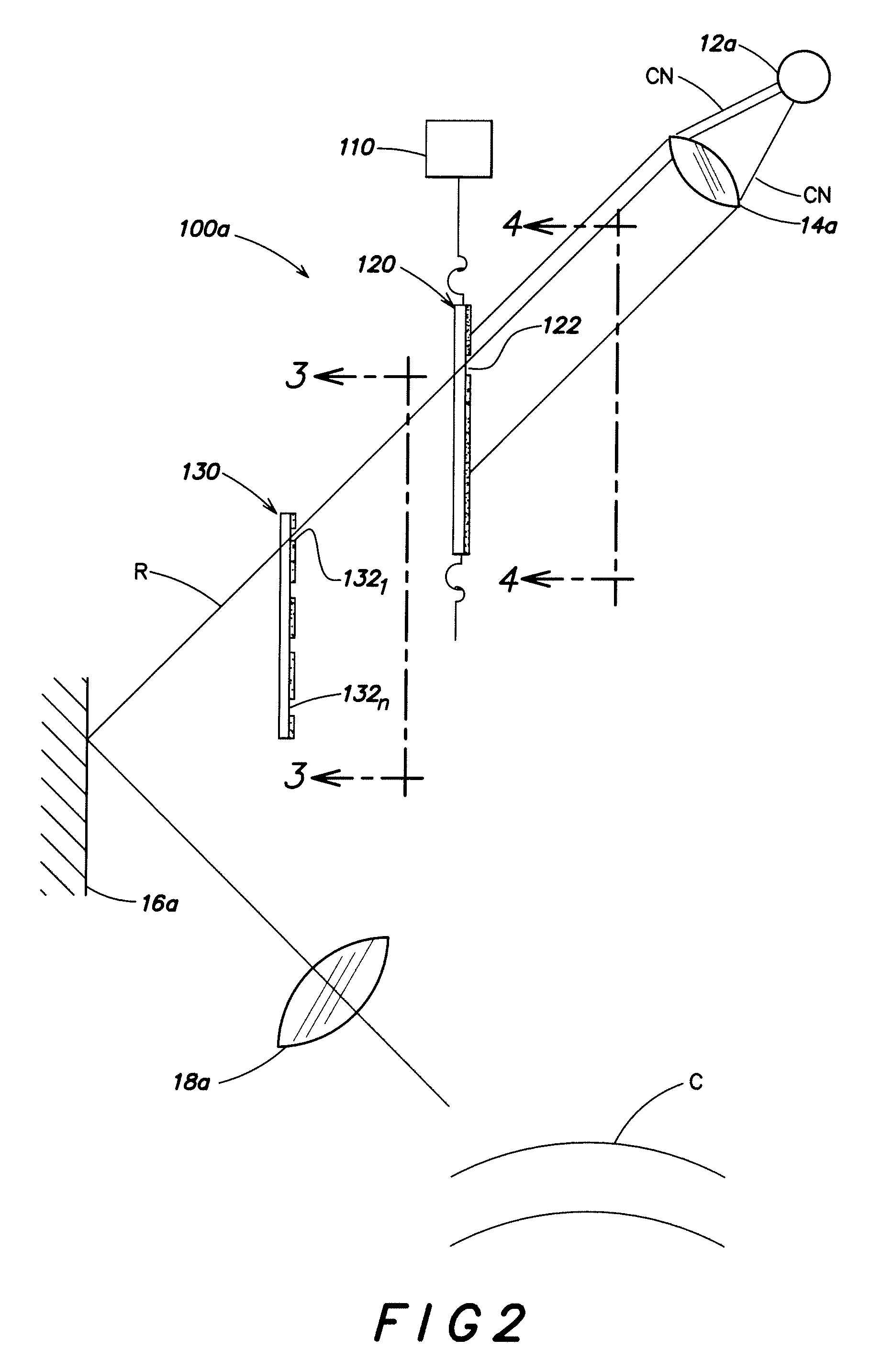 Corneal Measurement Apparatus Having a Segmented Aperture and a Method of Using the Same