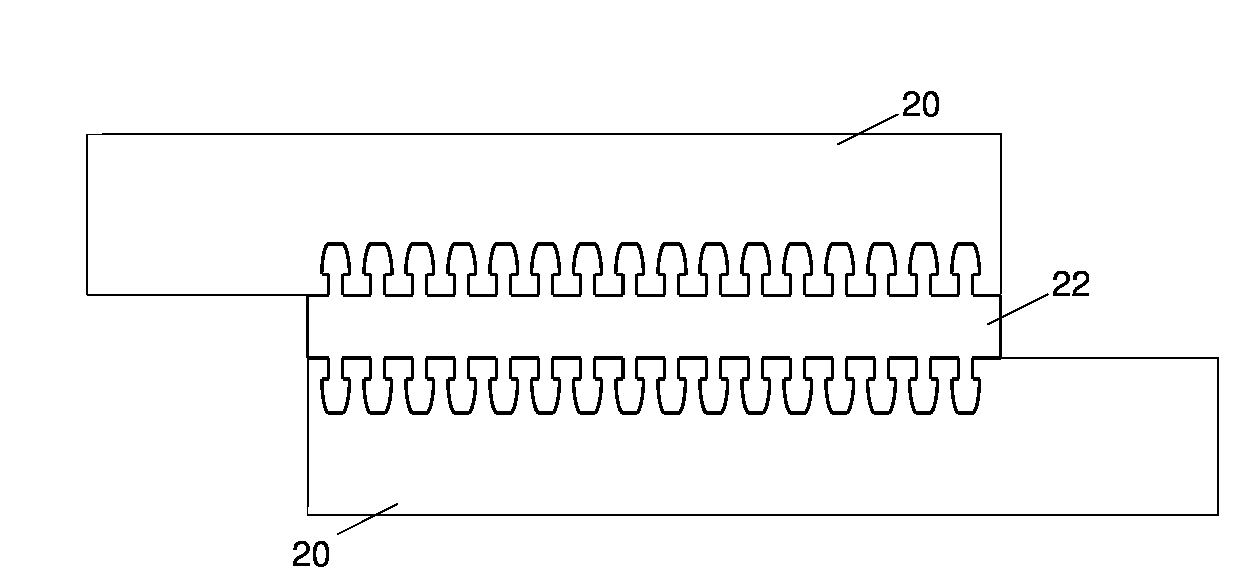 Process for Producing Shaped Metal Bodies Having a Structured Surface