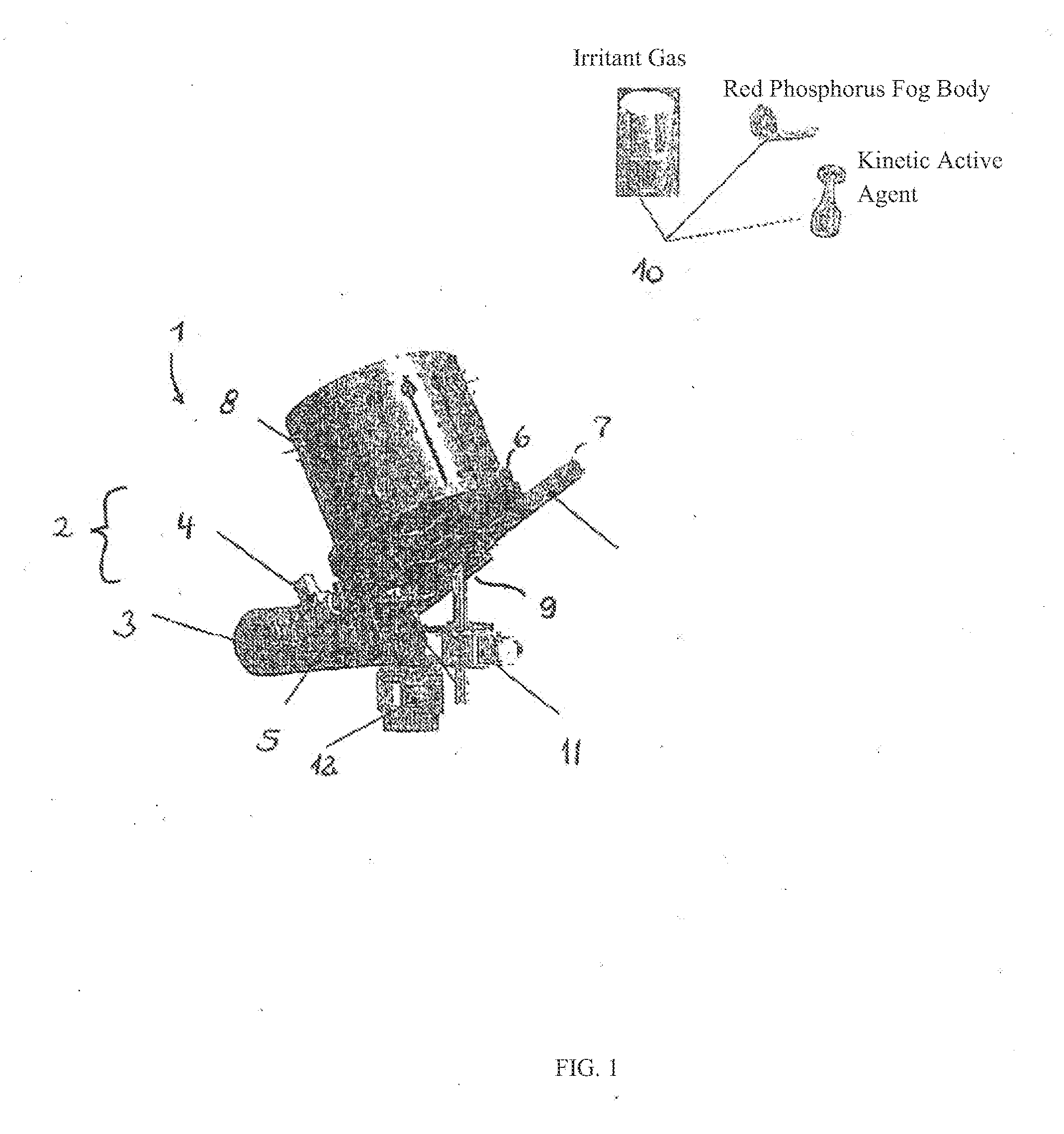 Weapon, in particular range-controlled compressed air weapon