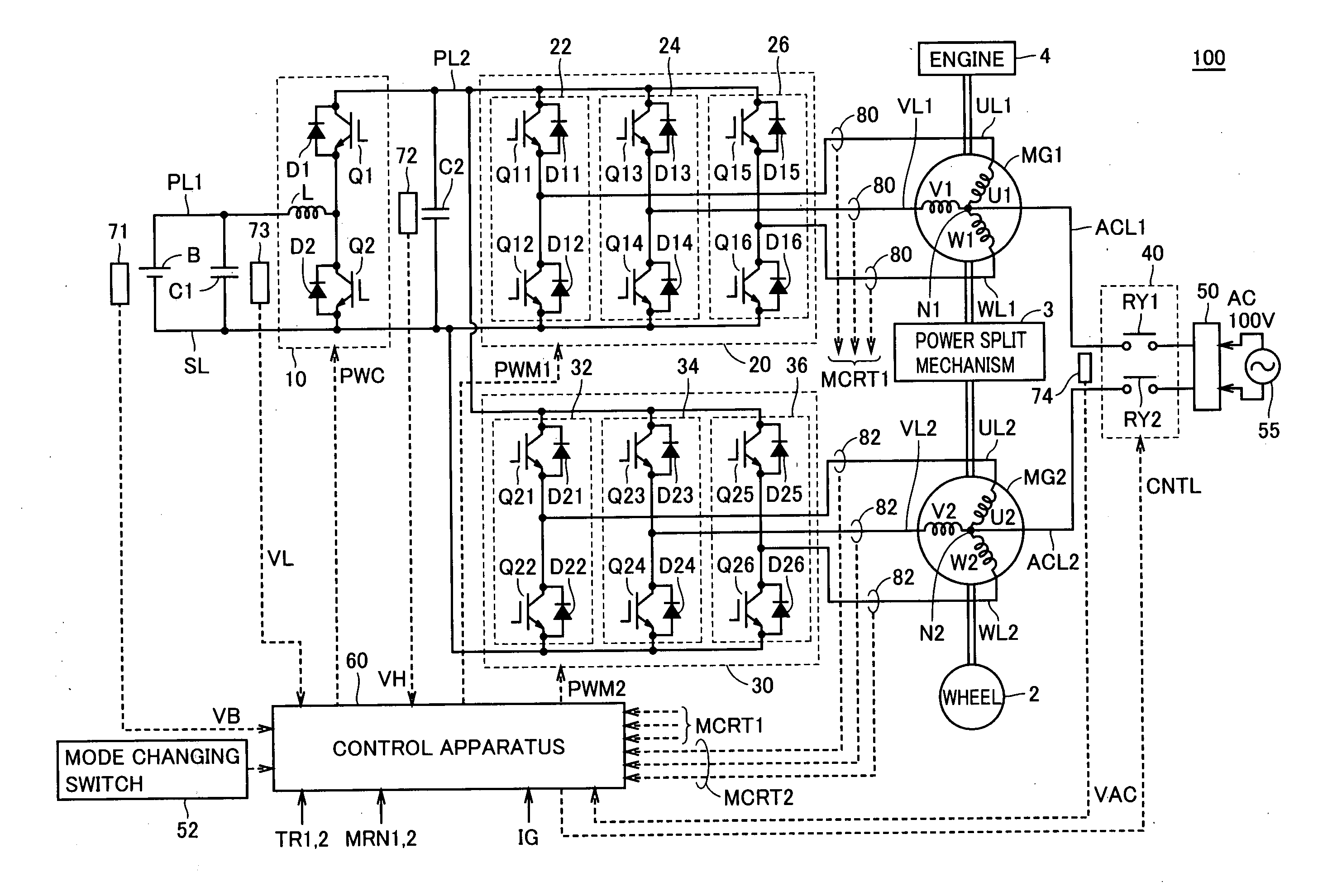 Hybrid vehicle and controlling method thereof