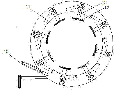 Three-drum forming method of full steel wire loading radial tire via one-time method