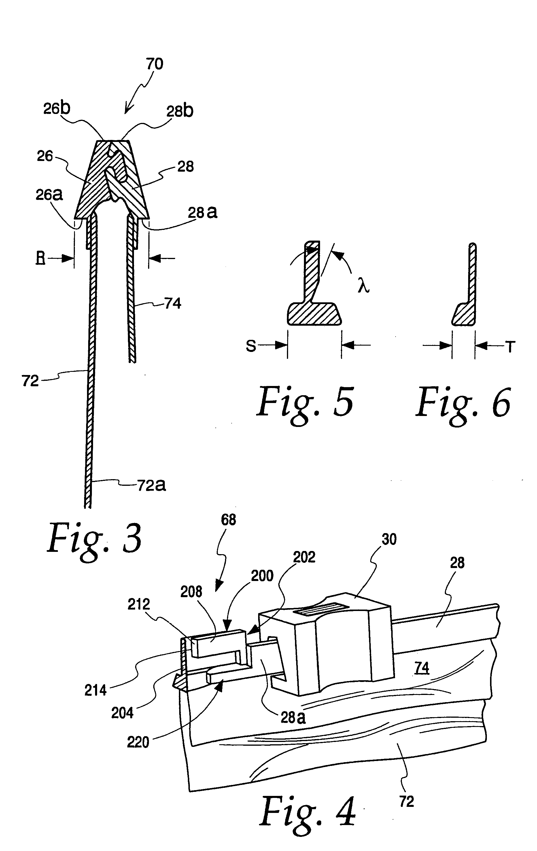 Fastener closure arrangement for flexible packages