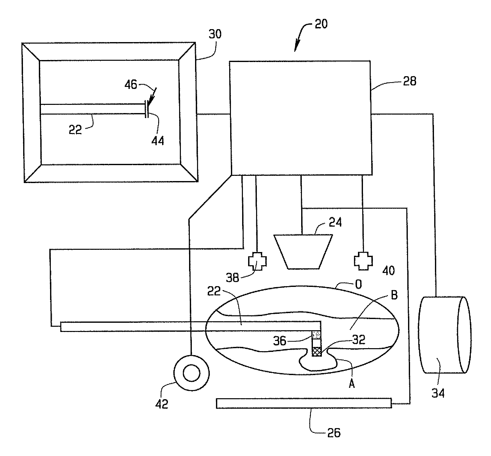 Method of navigating medical devices in the presence of radiopaque material