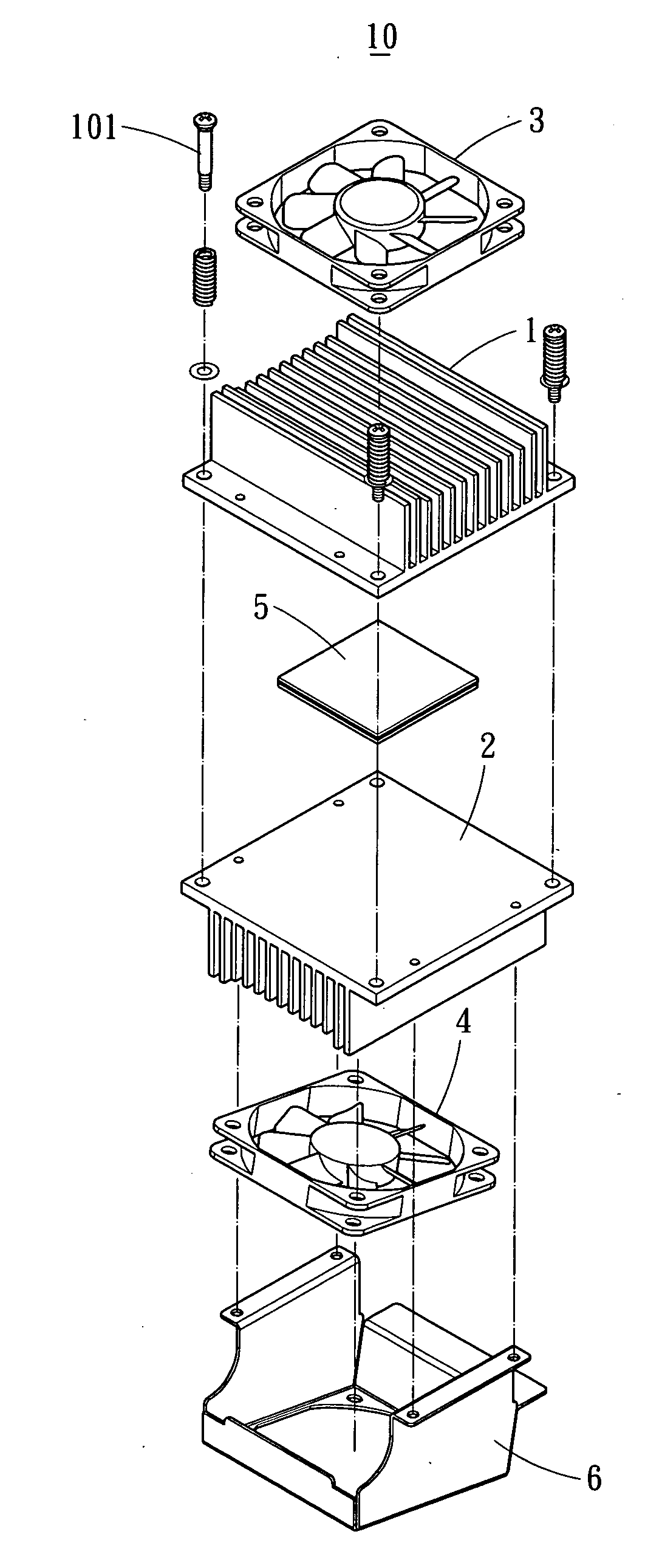 Air conditioning heat dissipation system