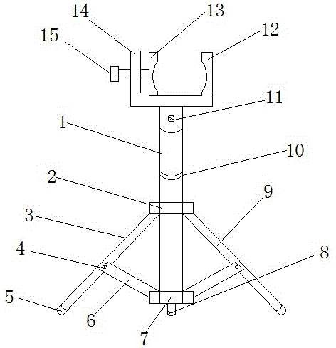 Cable mounting support