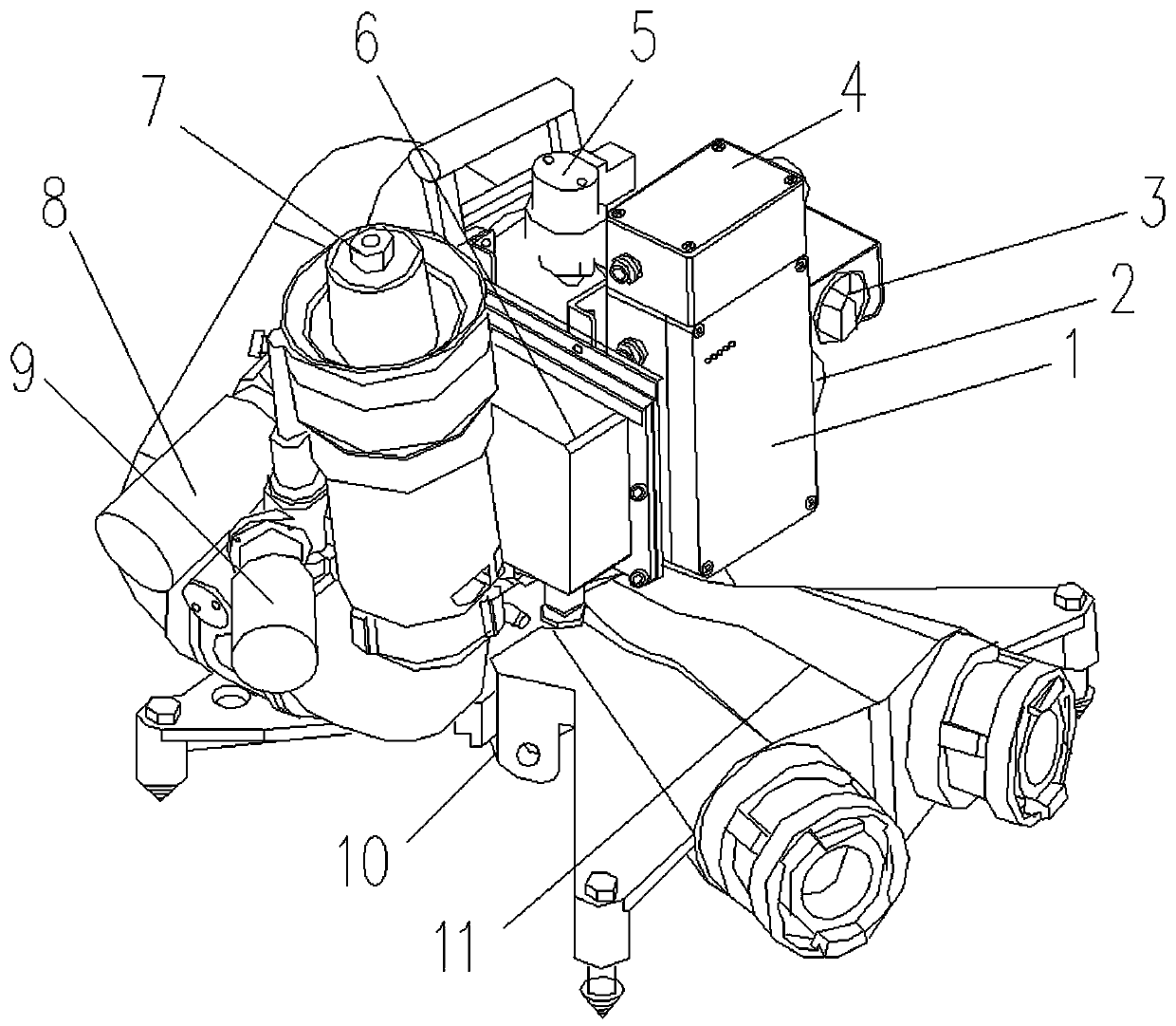 Explosion-proof fire monitor