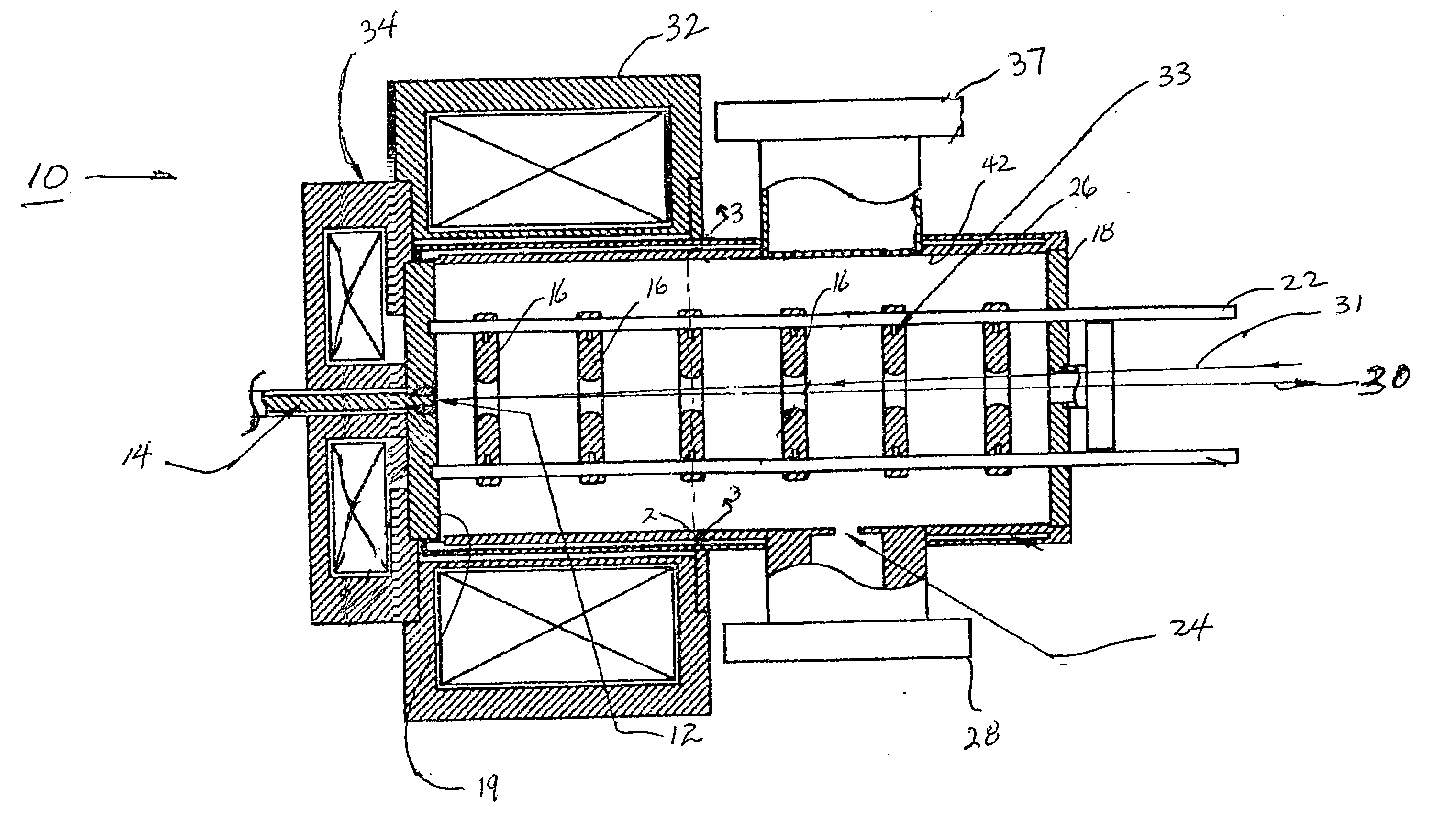 Photoelectron linear accelerator for producing a low emittance polarized electron beam