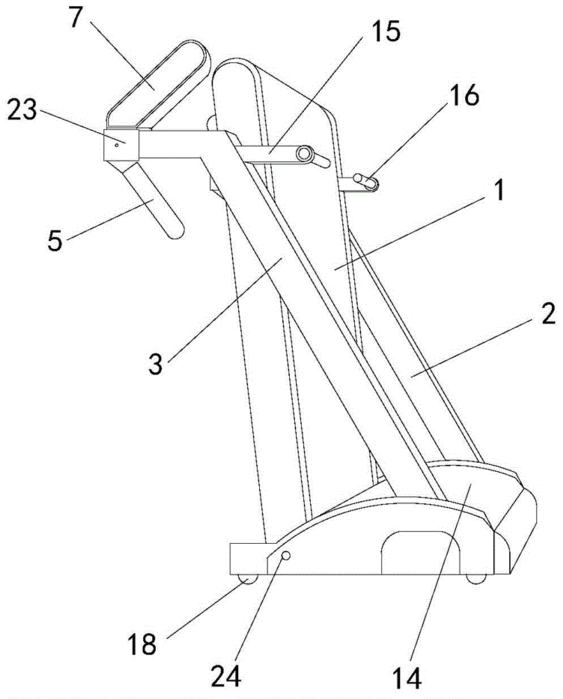 Non-sheltered treadmill